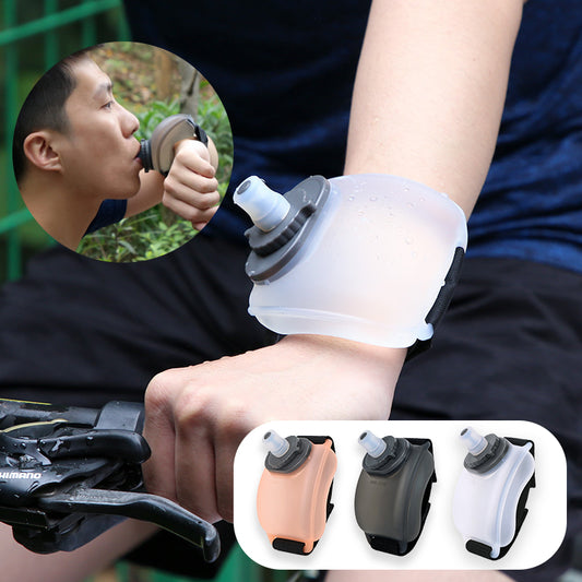 Fitness Wrist Water Bottle – Hands Free Running & Cycling Hydration Sports Accessory