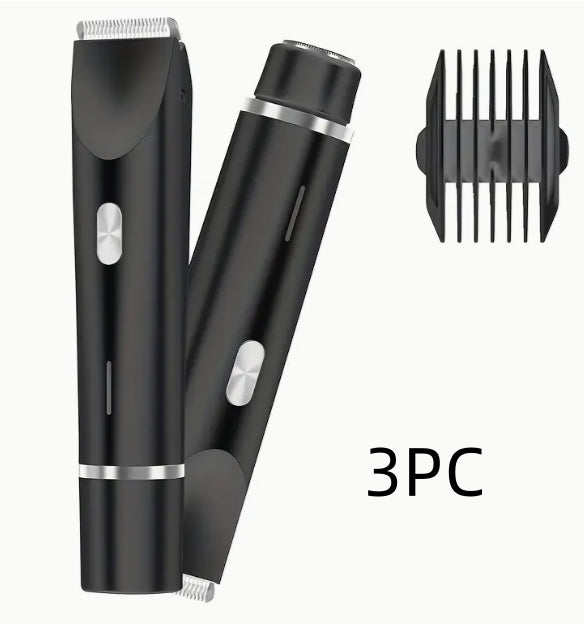 Women’s Electric Bikini Trimmer 2-in-1 Hair Remover – Painless Wet & Dry Pubic Hair Shaver for Sensitive Skin