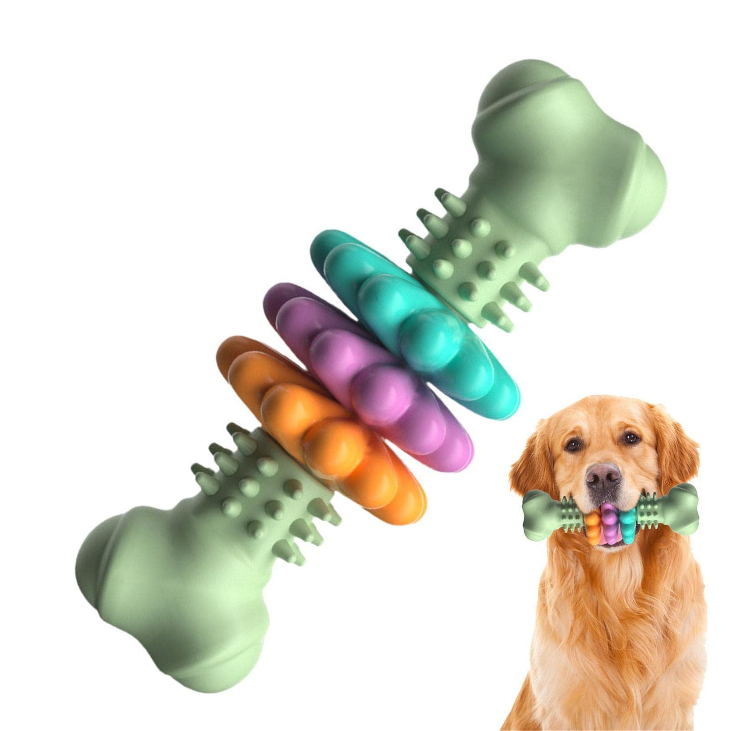 Power Chewer Dog Toy – Tough Indestructible Bone for Large & Medium Dogs