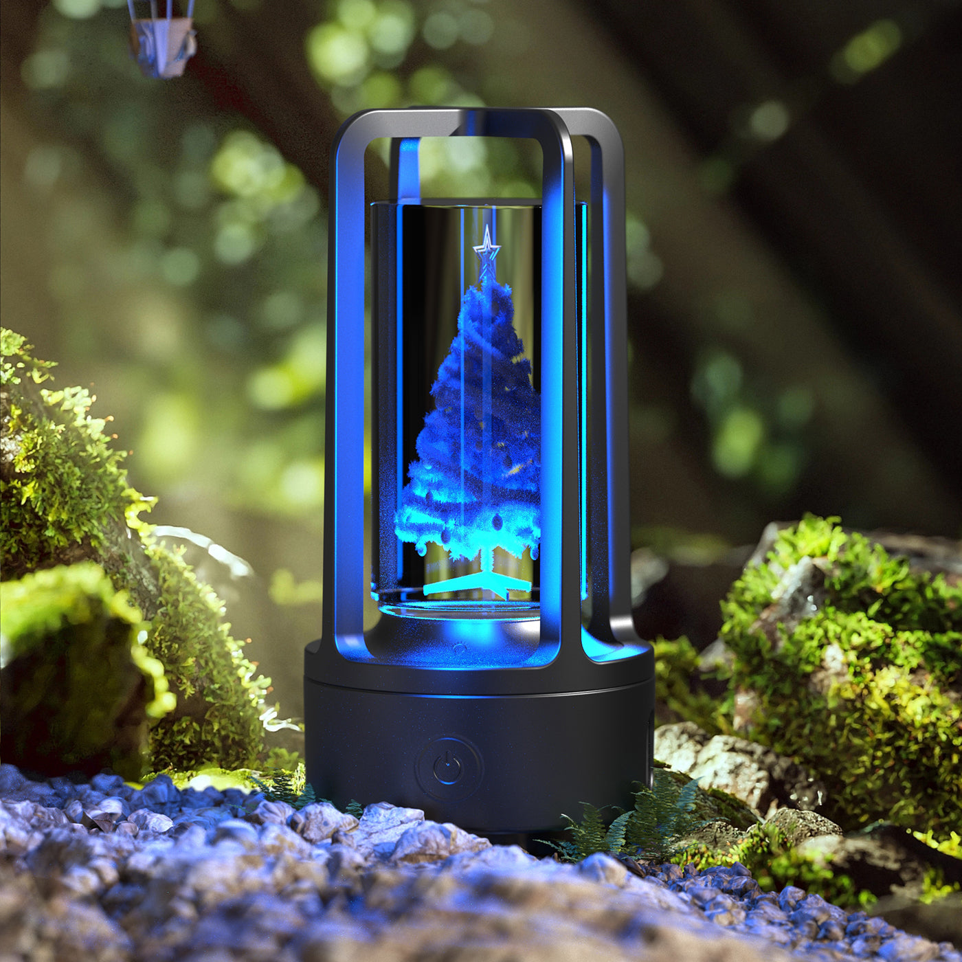 Acrylic Crystal LED Lamp with Bluetooth Speaker – Touch Control Night Light for Bedroom