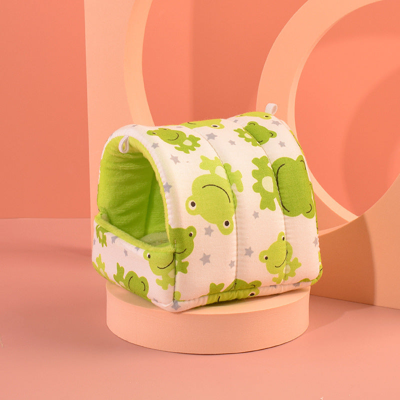 Breathable Hamster Bed Cotton Nest Soft Warm Small Pet Sleeping House