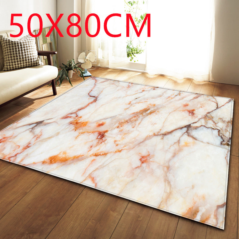 Marble Pattern Carpet Rug – Luxury Living Room & Bedroom Area Rug Home Decor