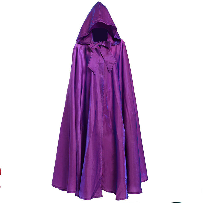 Medieval Fantasy Wizard Robe – Halloween Cloak Costume for Cosplay & Events