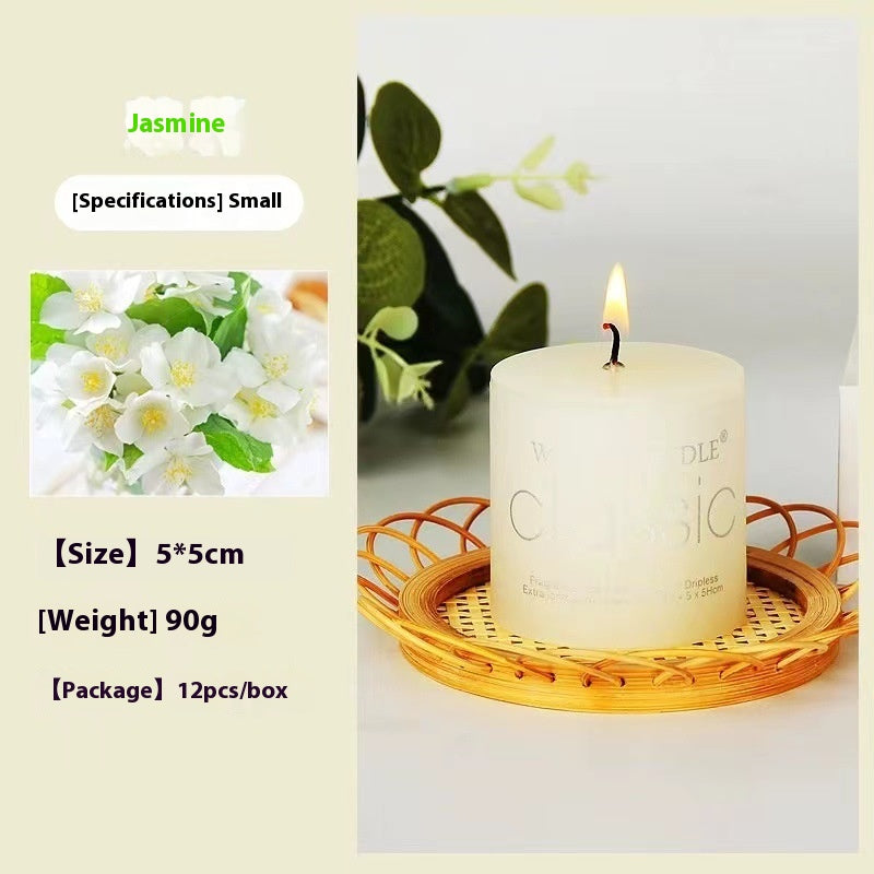 Relaxing Aromatherapy Candle – Cylindrical Color Candle for Home, Gifts & Stress Relief