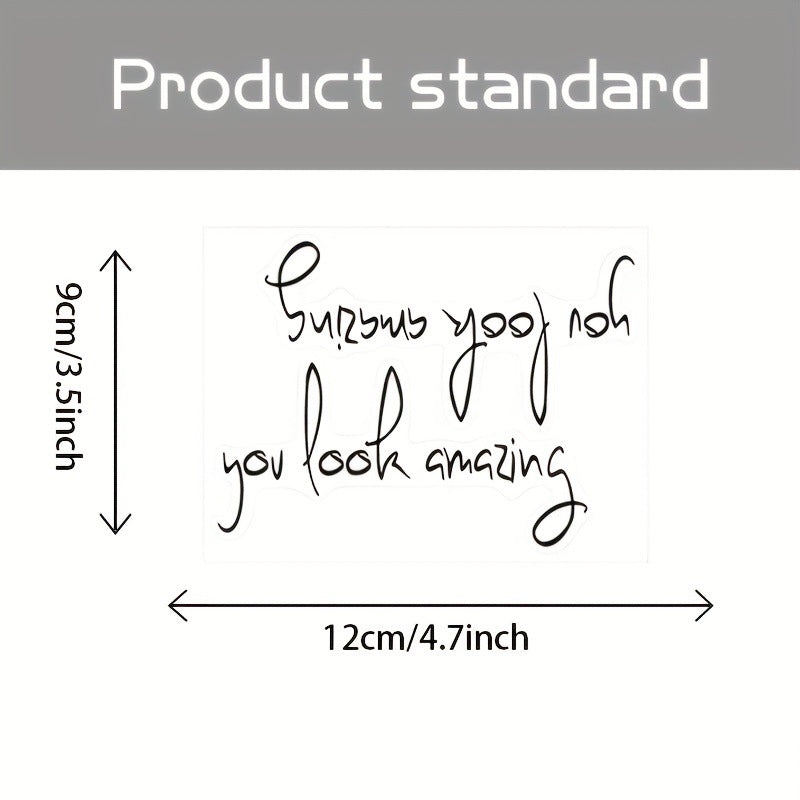 Motivational Vinyl Wall Sticker – You Look Amazing Home Decor