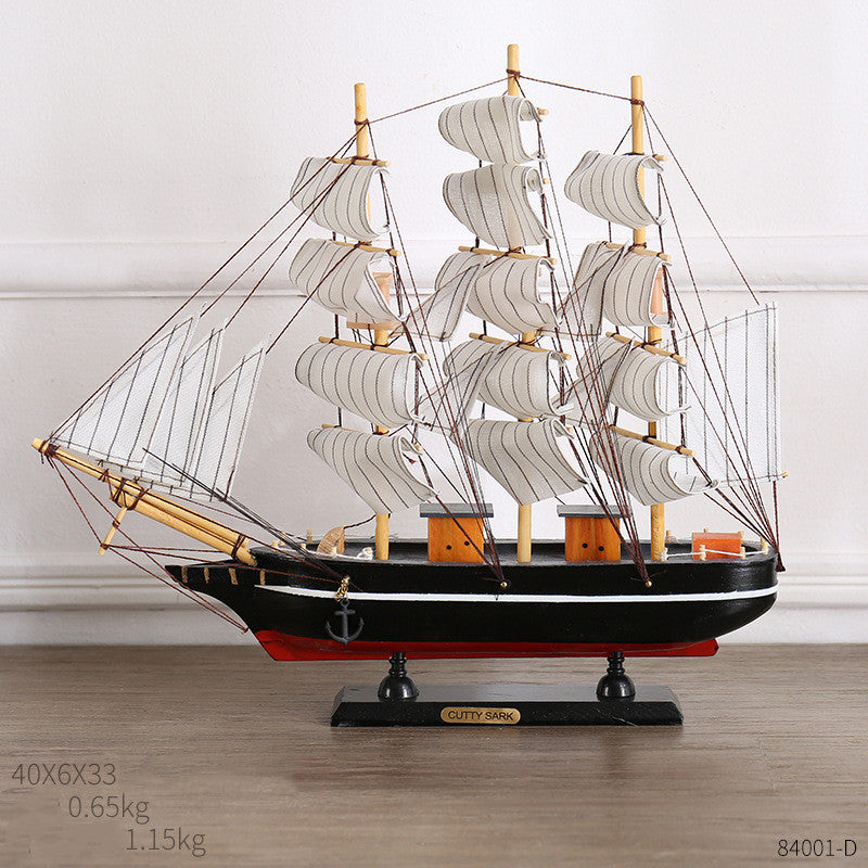 Coastal Sailing Home Decor – Creative Craft Ornament for Modern Interior Design