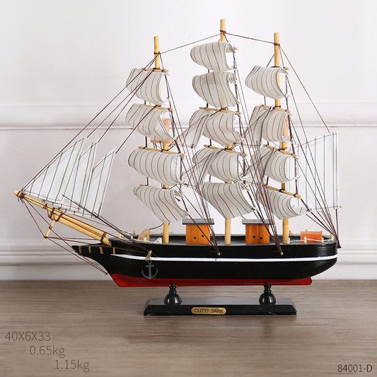 Coastal Sailing Home Decor – Creative Craft Ornament for Modern Interior Design