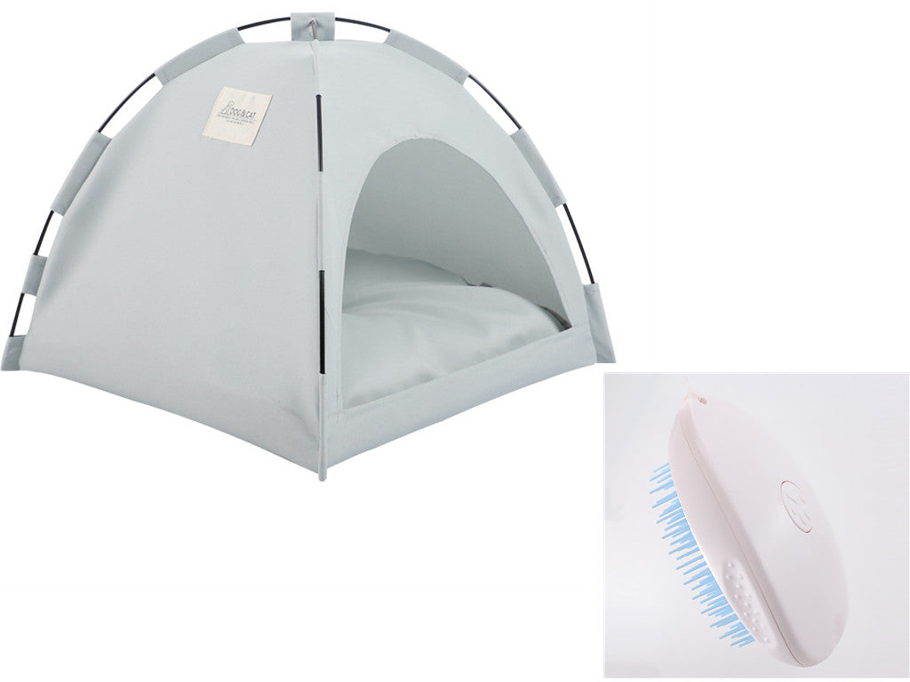 Cat & Dog Tent Bed – Cooling Pet House for Indoor Cats & Small Dogs