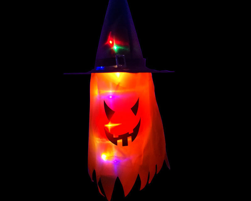 Halloween Ghost String Lights Lantern Decoration – Spooky Cloth Art LED