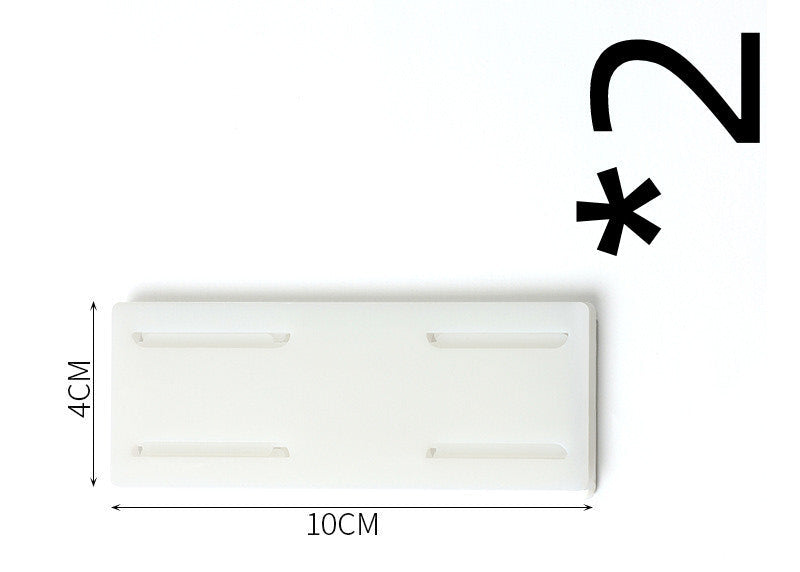 Easy Install Wall Socket Storage Rack – No Drill Cable Holder Organizer for Home Efficiency