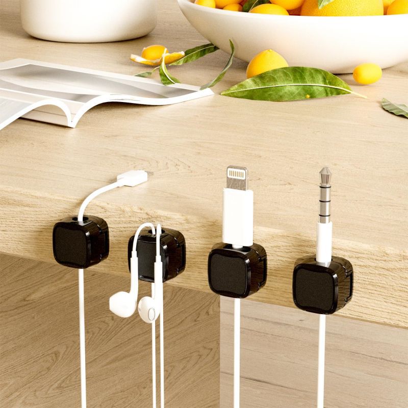 Desk Wire Organizer – Magnetic Cable Clip for Clutter-Free Workstations