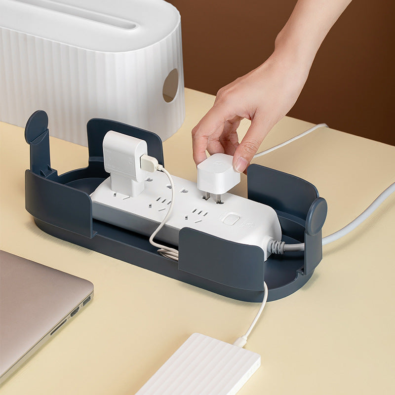 Wire Storage Bin – Keep Chargers, Cables & Power Strips Neat and Safe