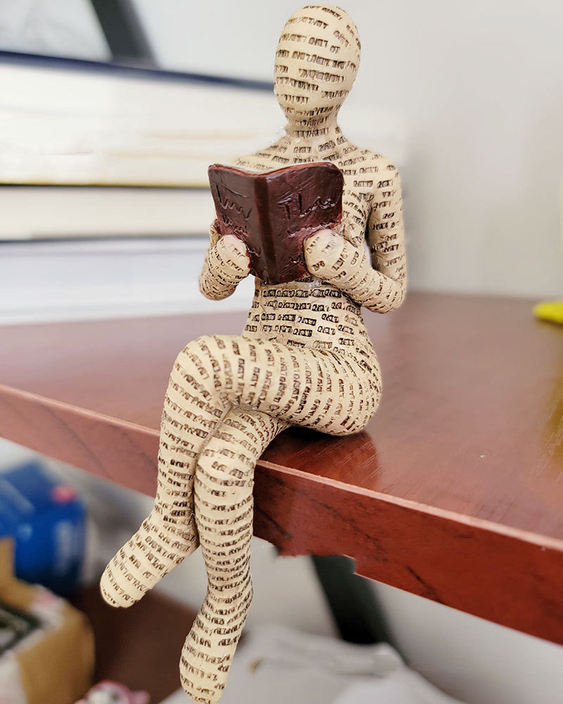 Reading Woman Statue – Graceful Art for Thoughtful Spaces