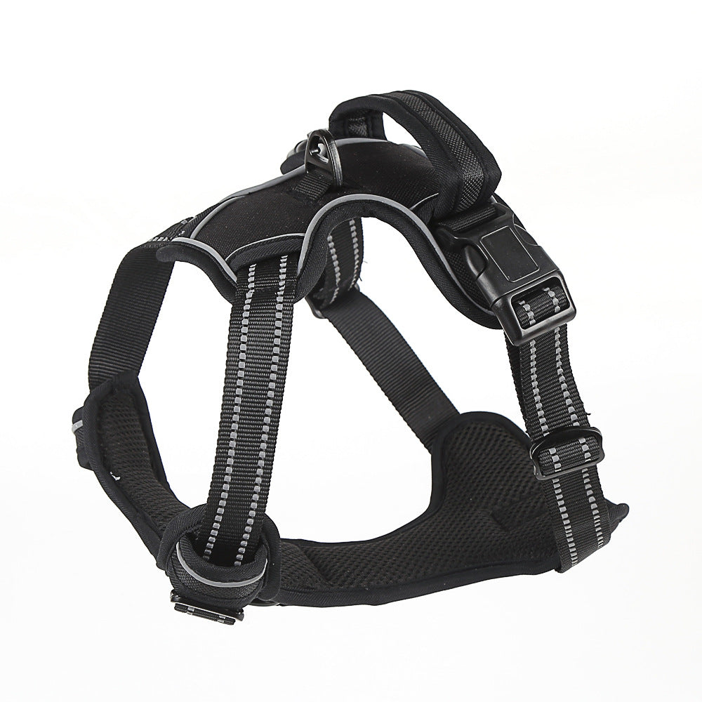 No Pull Dog Harness – Breathable Reflective Vest for Safe Walking & Training