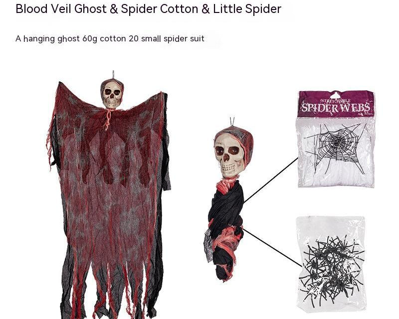 Bloody Horror Ghost Pendant – Halloween Party & Outdoor Decoration