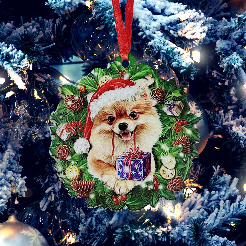 Custom Christmas Tree Ornament Personalized Family Name Hanging Decor