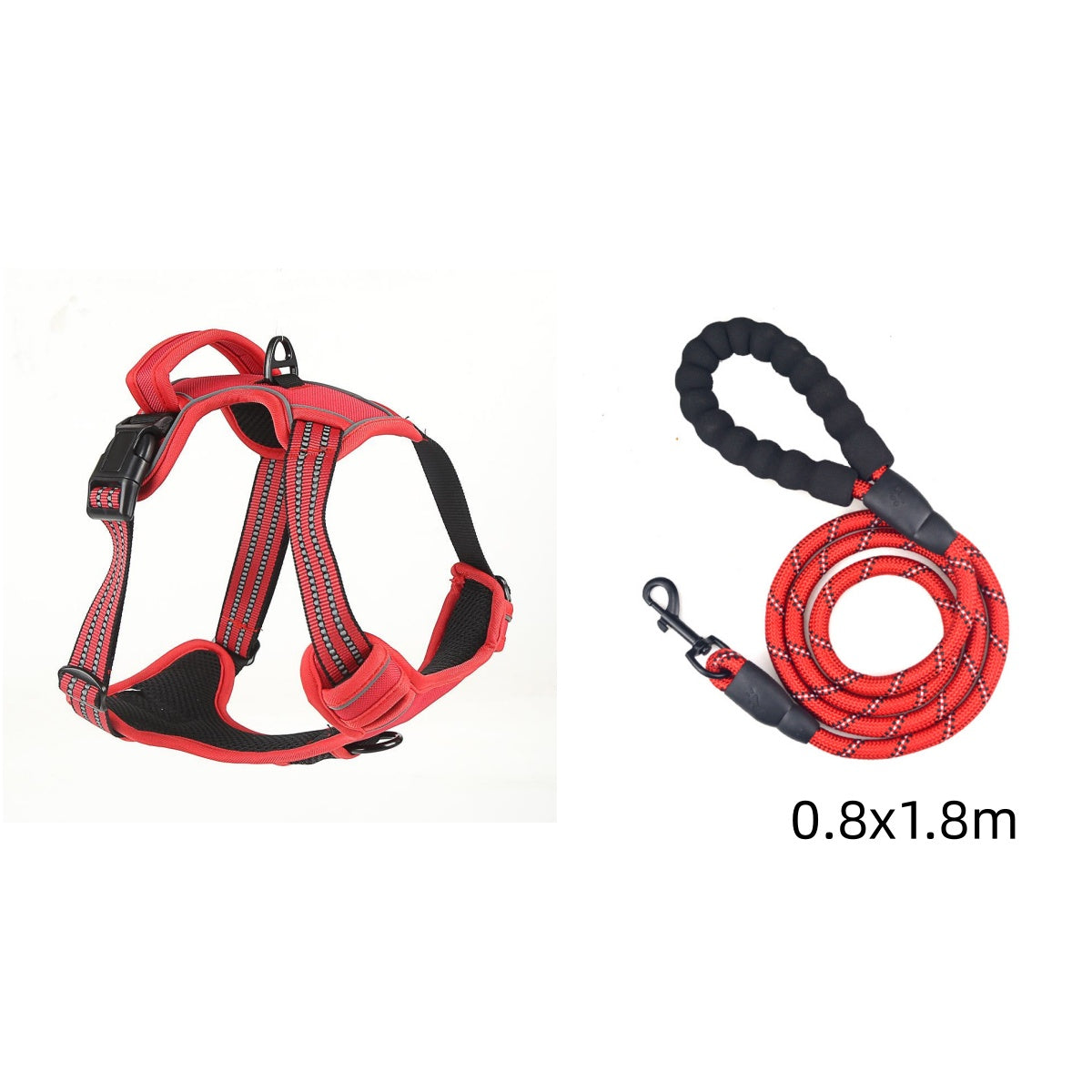 No Pull Dog Harness – Breathable Reflective Vest for Safe Walking & Training