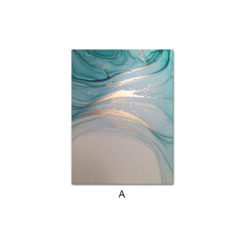 Luxury Abstract Fluid Art Poster – Canvas Wall Picture for Modern Home Decor