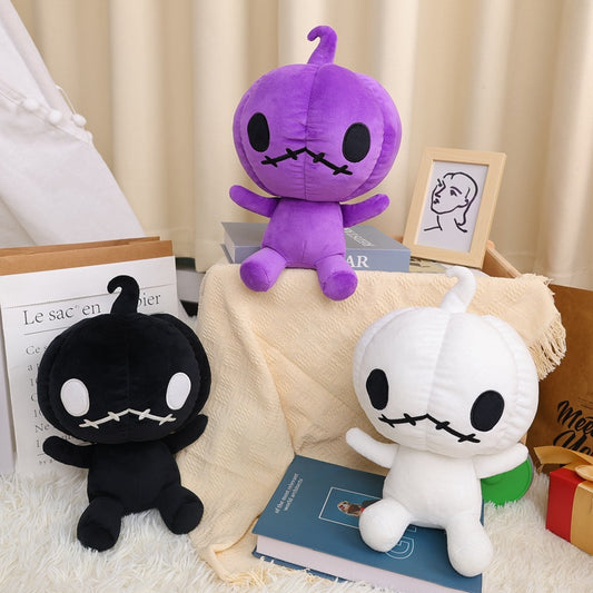 Halloween Plush Pumpkin Doll – Soft Holiday Stuffed Toy for Kids & Home Decor