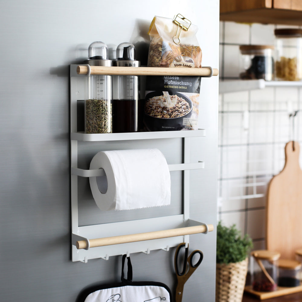 Fridge Magnetic Storage Organizer – Space Saving Rack for Kitchen & Home Use