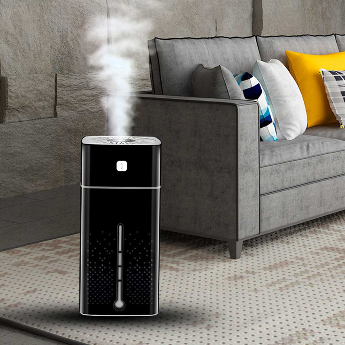 Smart Air Purifier Humidifier – Quiet Cool Mist Air Cleaner for Home & Bedroom