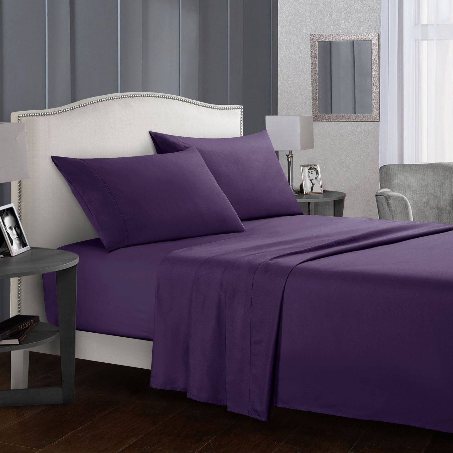 Soft 4-Piece Bedding Set – Comfortable Bed Sheets for Cozy & Relaxing Sleep