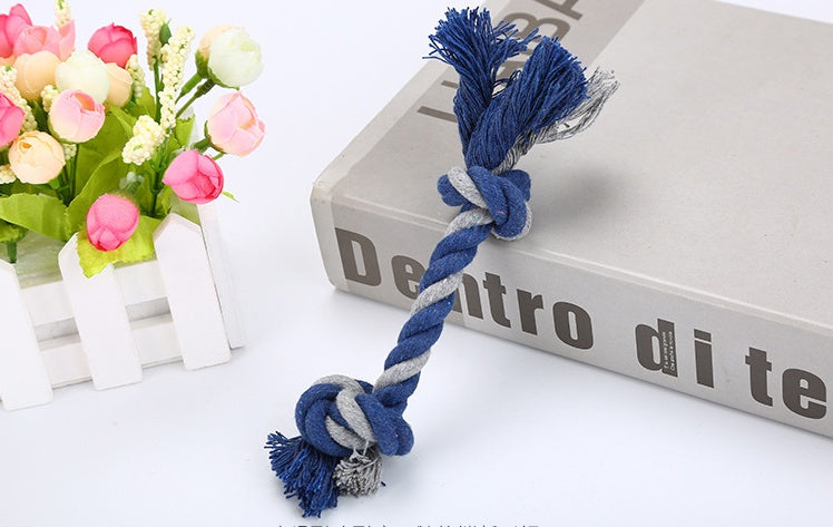 Interactive Tug Rope Dog Toy – Durable Chew Toy | Teeth Cleaning Cotton Rope Pet Toy