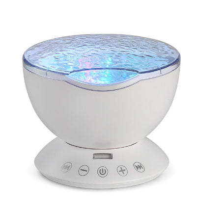 Ocean Wave Projector Night Light – Aurora LED Galaxy Lamp with Bluetooth Speaker & Remote