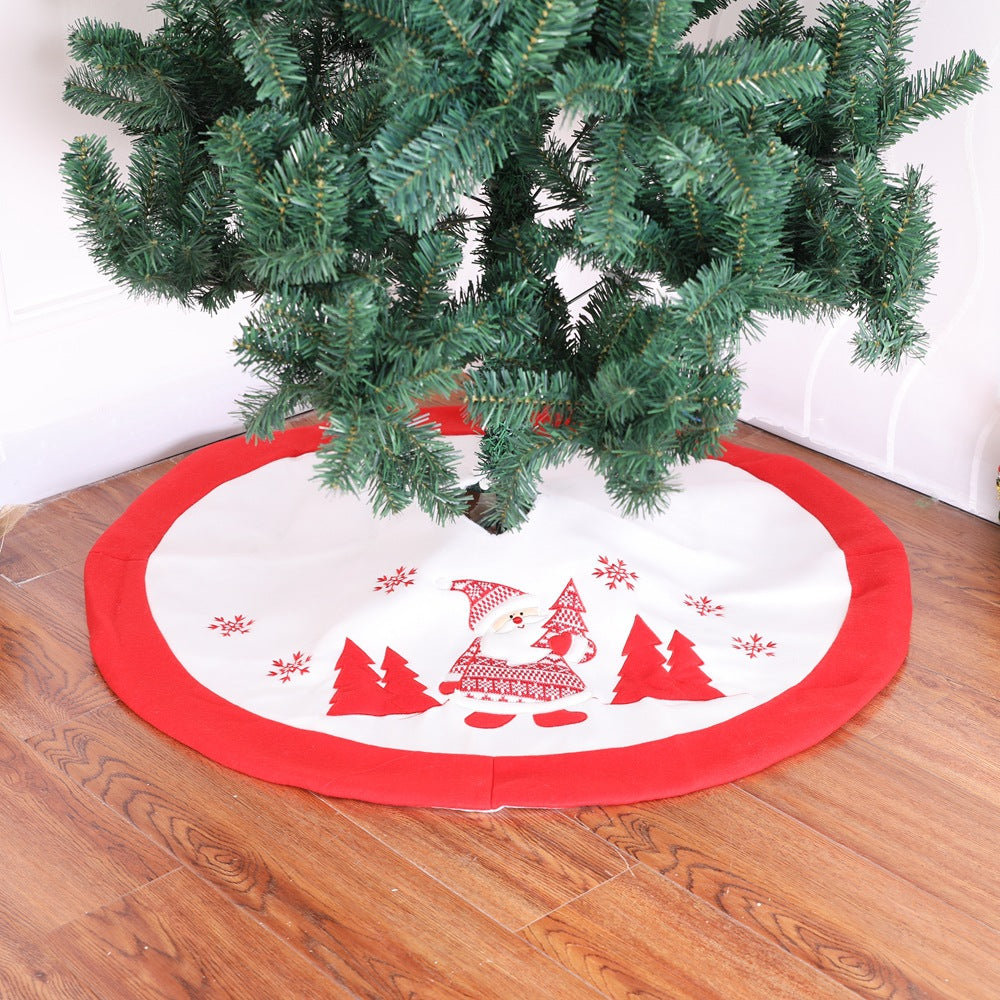 Christmas Tree Skirt Decoration – Festive Xmas Tree Base Cover for Holiday Home Decor