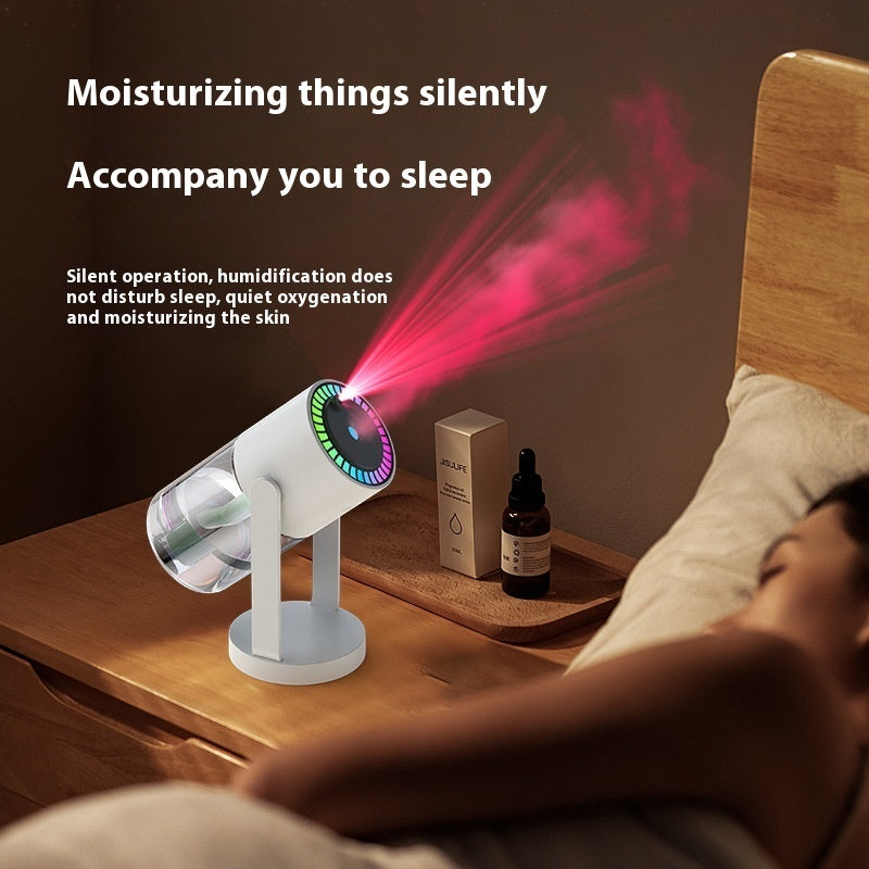 Starry Sky Projector Humidifier – Portable USB LED Night Light Diffuser