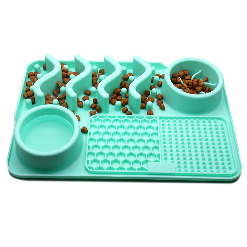 Non-Slip Dog Lick Mat – Calming Slow Feeder Pad for Anxiety
