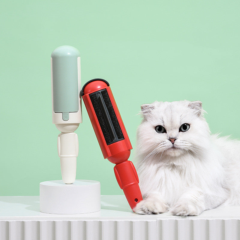 Portable Pet Lint Roller – Self Cleaning Hair Remover for Furniture & Clothing