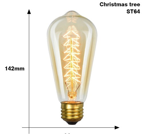 Retro Vintage Edison Bulb E27 – Stylish Filament Lighting for Home Decor