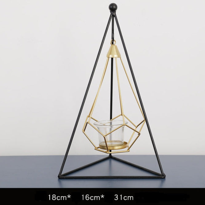 Elegant Table Candle Holders – Luxury Home Decor for Romantic Dinner Lighting