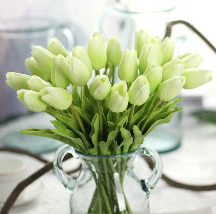 Decorative Fake Flowers for Table – Artificial Home Decor Floral Centerpiece Set