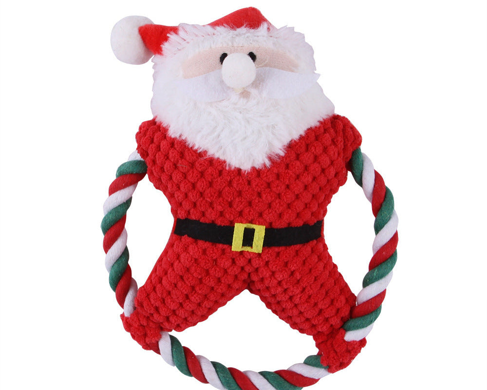 Christmas Plush Toys for Pets | Holiday Chew Toy for Dogs & Puppies