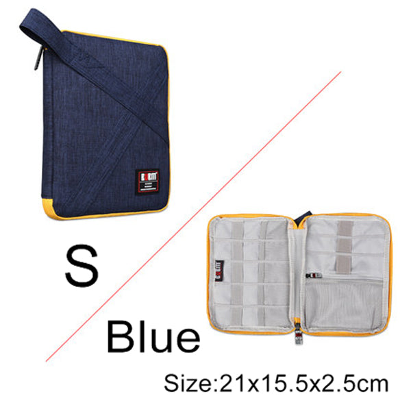 Travel Gadget Organizer Case – Cable Storage Bag for Phone Chargers & Tech Accessories