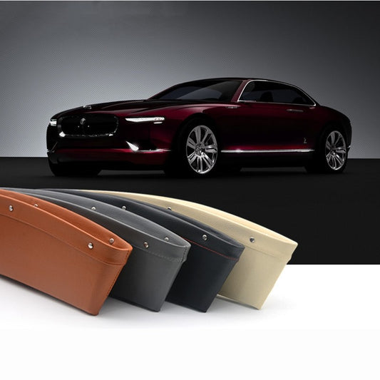 Car Seat Gap Organizer PU Leather – Auto Storage Box Caddy Catcher | Car Accessories