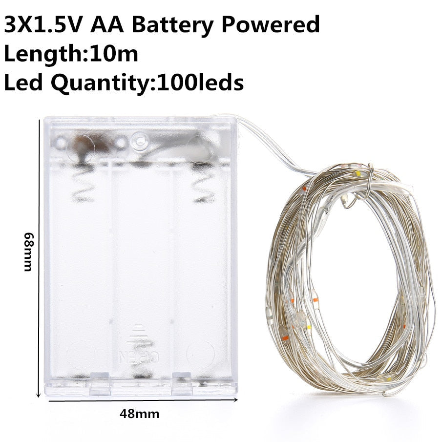 Flexible LED String Lights – Fairy Lights for Wedding, Party & Cozy Room Lighting