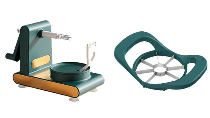 Compact Hand Crank Peeler – Multifunction Fruit Slicer & Corer