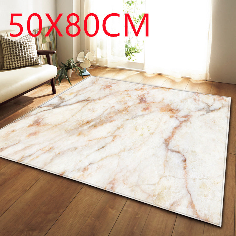 Marble Pattern Carpet Rug – Luxury Living Room & Bedroom Area Rug Home Decor