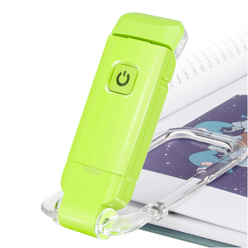 Portable Book Reading Light LED Clip – Rechargeable Eye Care Lamp for Bedside Reading