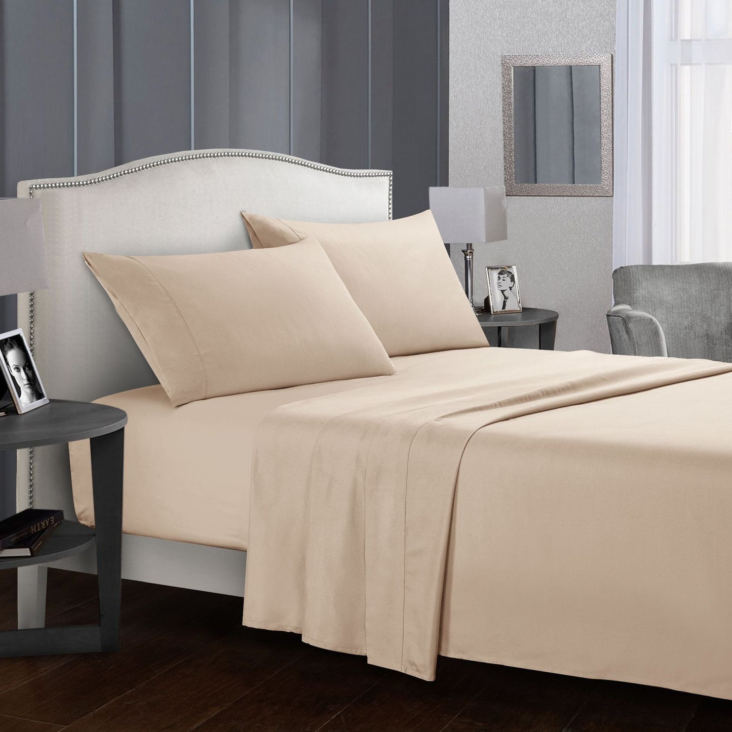 Soft 4-Piece Bedding Set – Comfortable Bed Sheets for Cozy & Relaxing Sleep