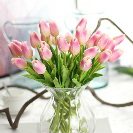 Decorative Fake Flowers for Table – Artificial Home Decor Floral Centerpiece Set