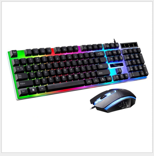 G21 RGB Gaming Keyboard and Mouse Combo – Mechanical Feel Wired Set