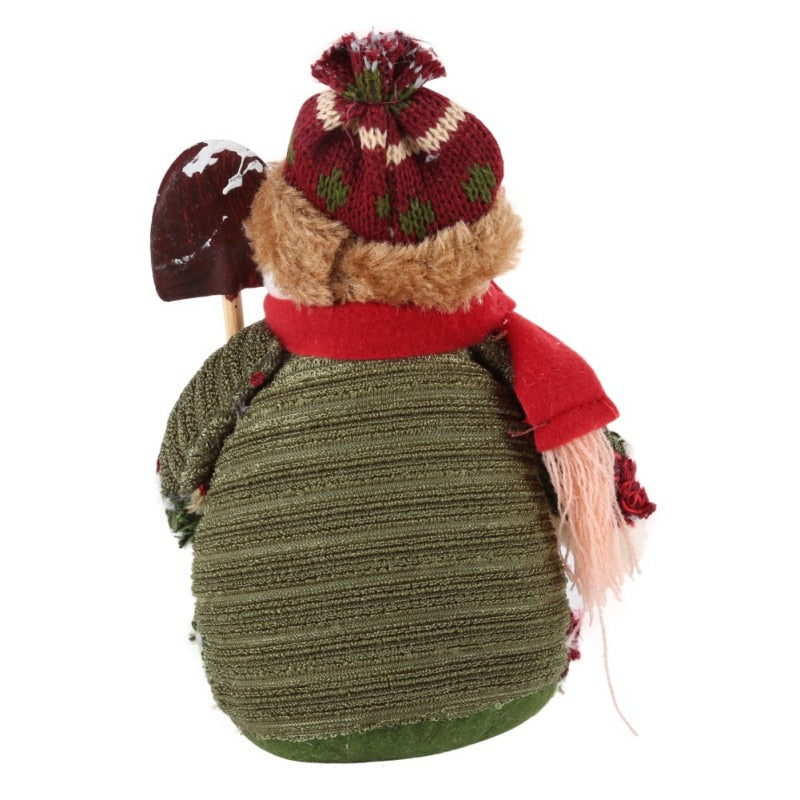 Christmas Table Decor Set – Santa Claus Elk Snowman Festive Centerpiece
