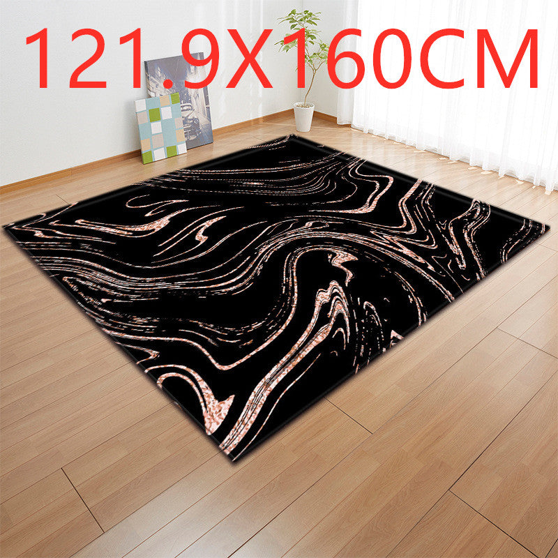 Marble Pattern Carpet Rug – Luxury Living Room & Bedroom Area Rug Home Decor