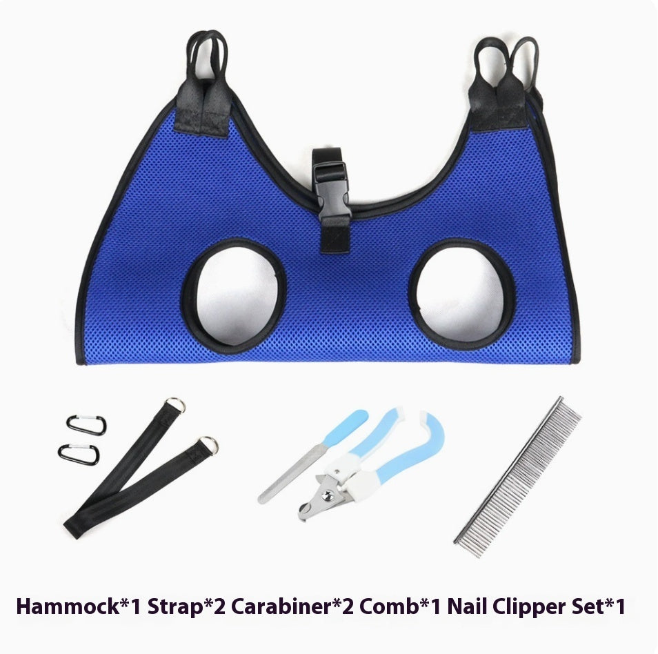 Pet Grooming Restraint Bag – Hammock for Nail Clipping & Cleaning