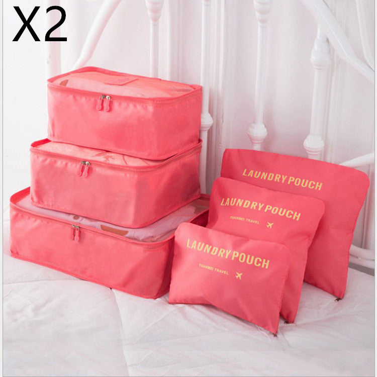 Travel Clothes Organizer Bags Set – 6PCS Packing Cubes for Luggage & Efficient Packing System