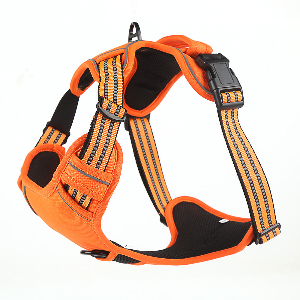 No Pull Dog Harness – Breathable Reflective Vest for Safe Walking & Training